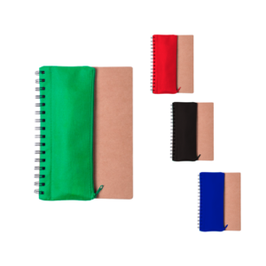 2 - LIBRETA ECOLÓGICA CON CARTUCHERA